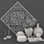 Elegant Decor Set 0002 3D model small image 3