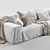 Hendrix Luxe Sofa: Modern Elegance for Your Home 3D model small image 2