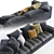 Modern Flexform Sofa Lucien: Stylish and Functional 3D model small image 3