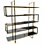 Sleek Stainless Steel Cabinet 3D model small image 2
