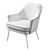 Chisa Armchair: Compact and Stylish 3D model small image 5