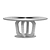 Elegant Round Dining Table 3D model small image 5