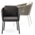 Elegant OMER Armchair: Timeless Comfort 3D model small image 2