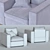 Viven Armchair: Elegant Origami Design 3D model small image 3