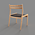 Versatile Woven Rope Dining Chair 3D model small image 4