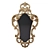 Classic Rococo Mirror: Elegant and Luxurious 3D model small image 1