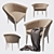 Fratelli Barri Roma Armchair: Chic & Compact 3D model small image 1