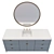 Modern Nightstand Washbasin with Mirror 3D model small image 4