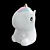 Magical Unicorn Night Light Lucia 3D model small image 1