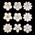 Luxury 3D Flower Ornaments 3D model small image 4
