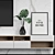 Sleek TV Wall Unit 3D model small image 3