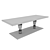 Ever Plus DV Home Collection: Elegant Art Deco Dining Table 3D model small image 3