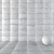 Alda White Stone Wall Tiles 3D model small image 1