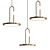 MAISEN LED Metal Pendant Light 3D model small image 1