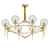 Regal Gold Chandelier - Illuminate Elegantly 3D model small image 1