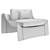 Luxury Bugatti Home Chiron Chair 3D model small image 5