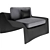 Luxury Bugatti Home Chiron Chair 3D model small image 7
