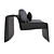 Luxury Bugatti Home Chiron Chair 3D model small image 17