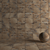 Key Stone Brown Stone Wall Tiles 3D model small image 3