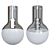 Sleek Glass Pendant Lamp 3D model small image 1