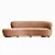 Compact Vladimir Kagan Sofa with Arm 3D model small image 2