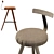 Sleek Endo Bar Stool: Modern Elegance 3D model small image 3