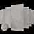 Gray Stone Tile Set: Tierra Collection 3D model small image 1