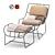 Plasma Twist Chair: Graphic Simplicity in 3D Dimensions 3D model small image 1