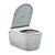 SSWW NC2038 RimFree Wall-Hung Toilet 3D model small image 2