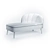 Velvet Daybed, LEONE 3D model small image 2