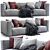 Modern Comfort: Prostoria Sofa Match 3D model small image 1