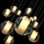 Eleven Glass Ball Suspension Chandelier 3D model small image 2