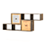 Title: Loft Cube Design Wall Modules & Shelves 3D model small image 1