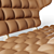 Elegant Mammoth Sofa: 4K Textures, Blender File 3D model small image 3