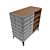 Compact Pyramid Cabinet Console 3D model small image 2