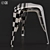 Galvanized Metal Stool: Stylish and Versatile 3D model small image 4