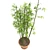 Natural Bamboo Cluster Pot | Eco-Friendly Indoor Plant Holder 3D model small image 2