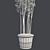 Natural Bamboo Cluster Pot | Eco-Friendly Indoor Plant Holder 3D model small image 5