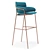 Sleek Teal Strike Chair: Versatile & Stylish 3D model small image 4