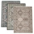 Elegant Entryway Rug: Carpet Collection 04 3D model small image 1