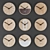 Modern Wall Clock Collection 3D model small image 5