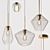 Modern Glass Pendant Lights 3D model small image 2