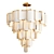 Luxury Chandelier Collection: Capiz, Nimbus, Shade & Glass Leaf 3D model small image 5