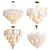 Luxury Chandelier Collection: Capiz, Nimbus, Shade & Glass Leaf 3D model small image 6