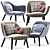 Elegant and Comfortable: Poliform Mad Armchair 3D model small image 1