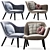 Elegant and Comfortable: Poliform Mad Armchair 3D model small image 2