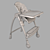 Transforming High Chair: Oribel Cocoon 3D model small image 21