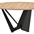 Modern Chic Table: Angel Cerda 3D model small image 3