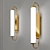 Elegant Gold Cylinder Wall Sconce 3D model small image 1