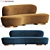 Vladimir Kagan Mini Sofa+: Sleek and Versatile 3D model small image 1